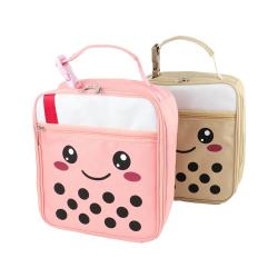 Reusable Insulated Lunch Bag Kids Lunch box Insulated Soft Bag Mini Cooler Back to School Thermal Meal Tote Kit