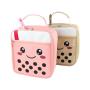 Reusable Insulated Lunch Bag Kids Lunch box Insulated Soft Bag Mini Cooler Back to School Thermal Meal Tote Kit
