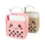 Reusable Insulated Lunch Bag Kids Lunch box Insulated Soft Bag Mini Cooler Back to School Thermal Meal Tote Kit