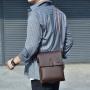 XL271 Best-selling Vintage Men's Shoulder Bag Daily Life Multi-layer Large Capacity Handbag Wear-resistant Durable Leather Bag