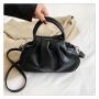 Clouds Trending Handbags 2022 Pu Leather Women Designer Bags Pure Color Fashion Hand Bag Woman Leather Bags Designer Lady JY1023