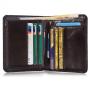 Short Ultra Thin Men Card Holder Wallet Genuine Leather Men Wallet Multifunctional Customs Wallet