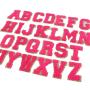 Factory Direct Sale Custom Designer Glitter Large Self Adhesive Bags Chenille Letter Patches