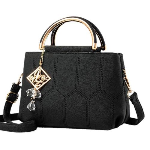 ZR278 Wholesale Women's Shoulder Bag Handbag Fashion Fashion Embroidery Thread Leisure Skew Straddle Small Square Bag