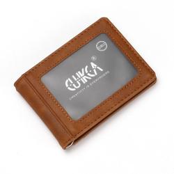 CUIKCA Wallet Card Holder Purse Slim Leather Mens Case Mini Women Men Casual Cover Wallets