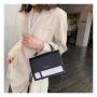 2022 Popular Women's Crossback Zipper Bag New Korean Fashion Single Shoulder Double Color Bag High-Grade Portable Ladies Handbag