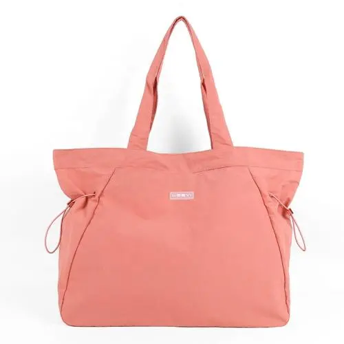 CHANGRONG Custom Women Foldable Beach Gym Bags Lightweight Shopping Shoulder Bag