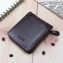 XL025  Men Wallet Luxury Classic Short Zip Style Card Holder Wallet For Men French Style Anti Water Business Person Purse