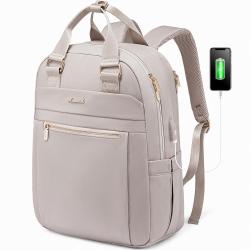 Fashion Waterproof Backpack Purse Casual Daypacks for Work Travel Computer Bag with USB Port 15.6 inch Laptop Backpack for women
