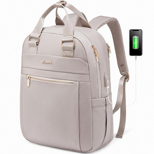 Fashion Waterproof Backpack Purse Casual Daypacks for Work Travel Computer Bag with USB Port 15.6 inch Laptop Backpack for women