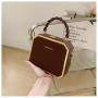 ZR269 Westernized Leisure Simple Women's Handbag Box Bag Exquisite Chain Straddle Underarm Bag Party