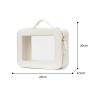 ODM OEM NEW Arrival 2023 Aopiya wholesale custom TPU portable clear cosmetic bag organizer with zipper large capacity