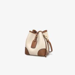 2021 High Quality Ladies Sling Bag Drawstring Shoulder Bucket Bags Soft Genuine Leather Luxury Women Handbag Crossbody