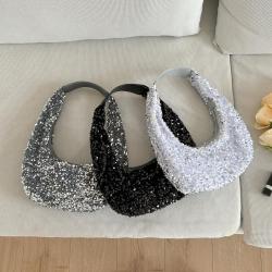 New design luxury fashion Sequin Bag u-shaped versatile ladies Handbag party shoulder bag for girls
