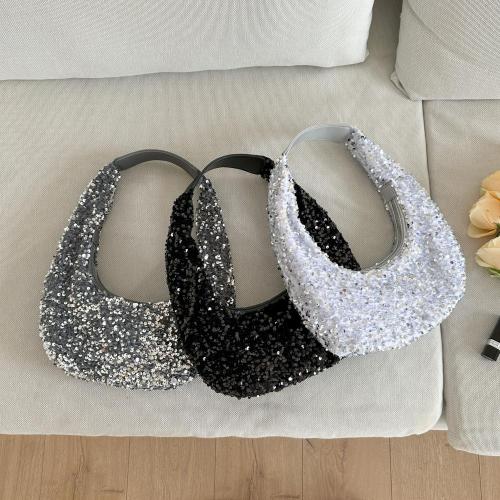 New design luxury fashion Sequin Bag u-shaped versatile ladies Handbag party shoulder bag for girls