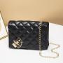 2024 Women's High Quality Fashionable Mini Shoulder Bag Underarm Handbag with Chain Decoration PU Material Stylish Lady Design