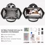 LOVEVOOK wholesale small purse Lightweight daily use bags with USB ladies causal office school mini laptop backpacks for women