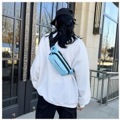 ZWY162 Hot Selling Outdoor Sports Waist Pack Men Women Oxford Lightweight Waterproof Shoulder bag Running Shopping Chest Bag