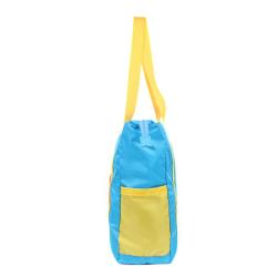 CHANGRONG Custom foldable oversized ladies tote color block shopping bag
