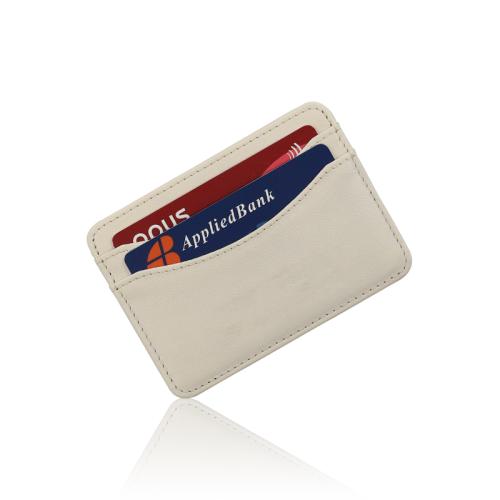 Designer leather card wallet holder business credit card holder leather slim card holder