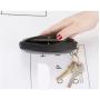 ZWY019 Daily Simple Women Shell Wallet New Solid Color PU Leather Zipper Clutch Coin Bag Fashion Portable Mini Key Bag
