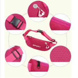 Outdoor Sports Pocket Crossbody Fanny Pack Lightweight Running Jogging Waist Bag Waterproof