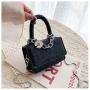 Cute Mini Portable Handbags Ladies Bags Women 2024 Women's Printed Fresh Literary Bag Single Shoulder Crossbody Chain Bag