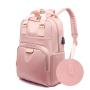 USB Waterproof Backpack Zipper Closure Large Capacity Customizable Logo Polyester Lining Casual/Sport Travel School Fashion