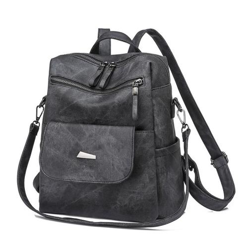 SC039 Fashion Women Backpack Purses Vintage Outdoor Travel Backpack Ladies Waterproof PU Leather Casual Shopping  Backpacks