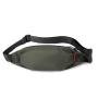 High Quality Custom Simple Solid Color Running Waist Pack Phone Bag Small Sport Zipper Waist Bag