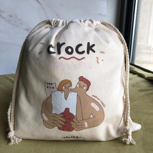 Small Gift Drawstring Canvas Bags With Logo Custom Packaging Bag Canvas Drawstring Bag