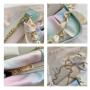 2024 new soft leather women's crossbody bag summer simple fashion women's large capacity Western satchel