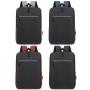 ZR904 Man Laptop Bag USB Charger Computer Cover Women Backpack Oxford Waterproof Zipper Print Logo Backpack Business Schoolbag