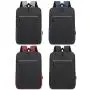 ZR904 Man Laptop Bag USB Charger Computer Cover Women Backpack Oxford Waterproof Zipper Print Logo Backpack Business Schoolbag