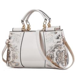 2024 Bags for Women Large Capacity Glossy Women's Shoulder Messenger Bag Patent Leather Bride Wedding Atmosphere Handbag