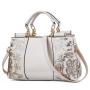 2024 Bags for Women Large Capacity Glossy Women's Shoulder Messenger Bag Patent Leather Bride Wedding Atmosphere Handbag