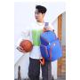 HR161 Printed Logo Multifunctional Basketball Bag Canvas Fashionable Travel Football Training Bag Individual Student Backpack