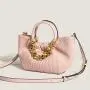 Popular Bag Female 2024 New Cloud Bag Female Folds Senior Sense Crossbody Handbag Explosion Bag