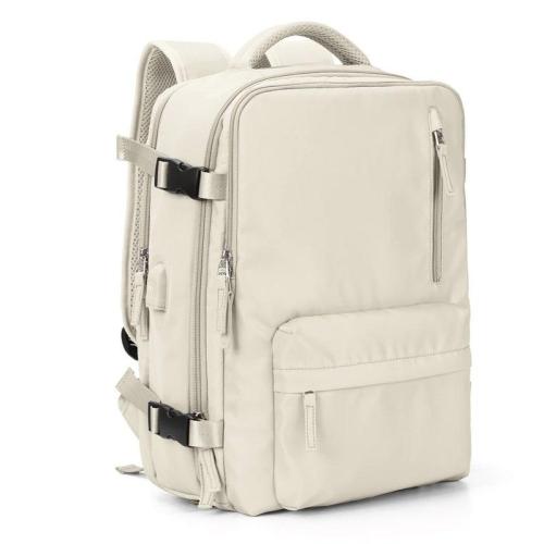 ZF075 Travel Shoulder Bag Female Luggage Leisure Simple Nylon Backpack Business Trip College Students Schoolbag Computer Bag USB