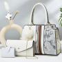 Factory Direct Wholesale Sac A Main Femme Handbag 2023 Printed Cross Body Bag 2Pcs Handbags For Women