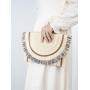 Ethnic Style Casual Cross-body Bags Women Clutch Handbags Countryside Ladies Shoulder PP Straw Woven Designer Tassel Flap Bag
