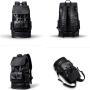 ZF182 Men Backpack PU Computer Bag Breathable Waterproof Schoolbag Fashion Popular Outdoor Travel Shoulder Bag USB Port
