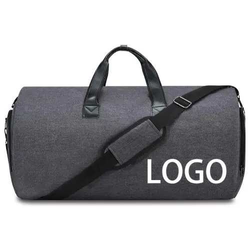 Custom 2 in 1 Hanging Suitcase Weekender Overnight Travel Bag Carry on Garment Duffle Bag for Wrinkle-Free Flight
