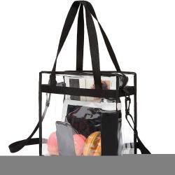 XL316 Cross-Body Shopping Bag Best Selling Transparent Pvc Handbag Beach Travel Bag Tote Bag with Zipper