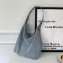 New Korean Fashion Trend Shoulder Bag Versatile Tote Bag High Quality Large Capacity Denim Bag