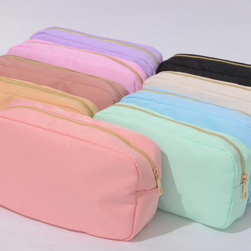 DIY Logo Custom Print Nylon Waterproof Organizer Travel Toiletry Bag Pouch Cosmetic Bag Makeup Pouches