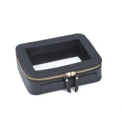 XL315 New Fashion Cosmetic Bag Korean Version Lightweight Wash Bag Wholesalers Transparent PU Cosmetic Bag
