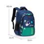 ZR637 Children's Backpack Pupil Cartoon Cute Light Primary Schoolbag Reflective Strip Safety Kids Bag Soft Waterproof Baby Bag
