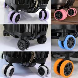 KBW630 Hot Sale Caster Silicone Luggage Wheel Protectors High Quality Silent Noise Reducing Trolley Caster Covers