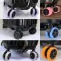 KBW630 Hot Sale Caster Silicone Luggage Wheel Protectors High Quality Silent Noise Reducing Trolley Caster Covers